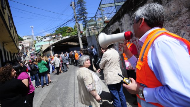  Valparaíso: Falló sirena principal en simulacro  