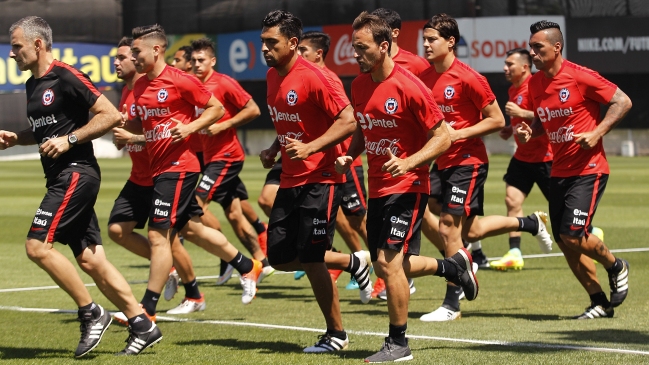 Chile continúa con su preparación para enfrentar a Colombia y Uruguay