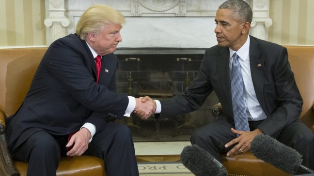 Trump se reunió con Obama y se declaró 