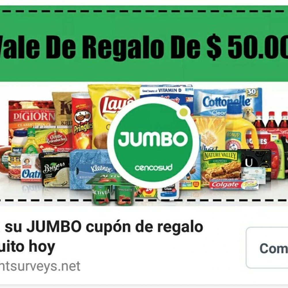 Jumbo desmintió entrega de cupón por 50 mil pesos a clientes