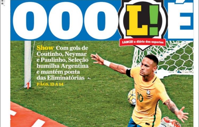 La visión de los diarios brasileños tras victoria ante Argentina: Fue un paseo