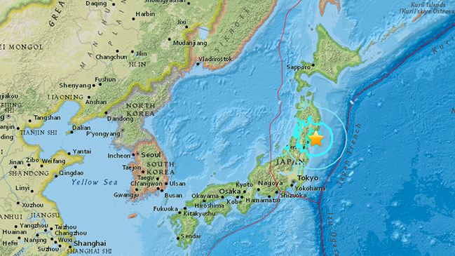 Sismo de 6,2 Richter se percibió en Japón