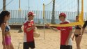 Vettel y Raikkonen disfrutaron de la belleza del voley playa en Río