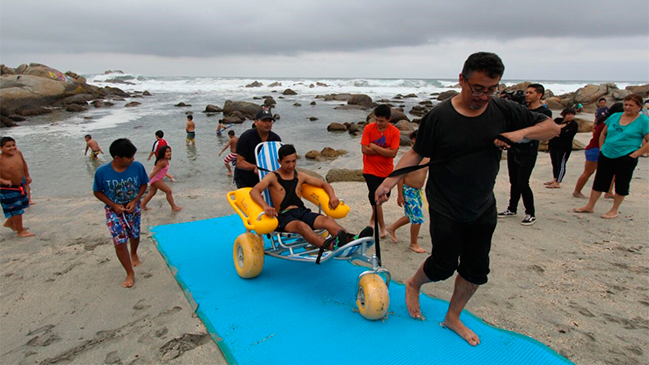 Habilitarán este verano una playa inclusiva en El Quisco