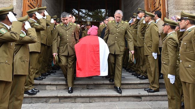 Funeral de los carabineros asesinados se realizó en La Serena