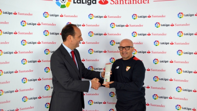 Jorge Sampaoli fue elegido como el mejor técnico de la liga española en octubre