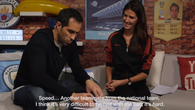 Claudio Bravo armó a su jugador perfecto mezclando atributos de Sánchez, Vidal, Messi y otros