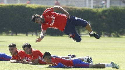 U. de Chile vivió una nueva práctica de cara al choque con Unión Española