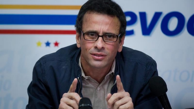 Capriles pidió a Maduro 