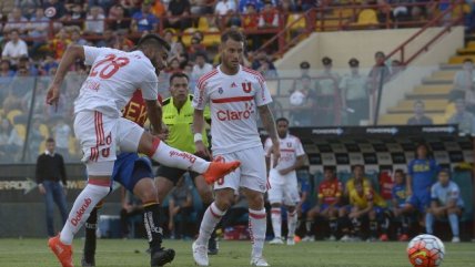 Jonathan Zacaría selló la notable remontada de U. de Chile que venció a Unión Española