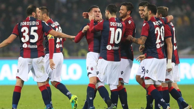 Erick Pulgar tuvo minutos en triunfo de Bologna sobre Palermo en la Serie A