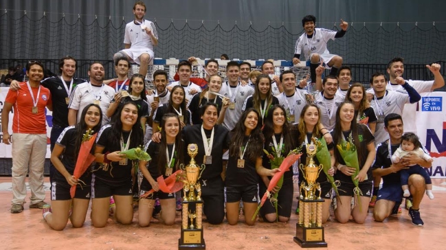 Ovalle se consagró campeón nacional de balonmano en damas y varones