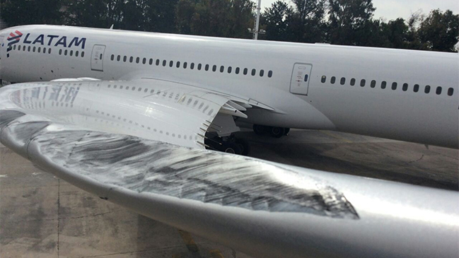 Trabajadores de Latam denuncian choque de aviones por falta de personal