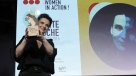 Binoche reivindica con un discurso \