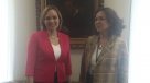 Nueva ministra del Trabajo recibió a la senadora Goic en su primera actividad pública