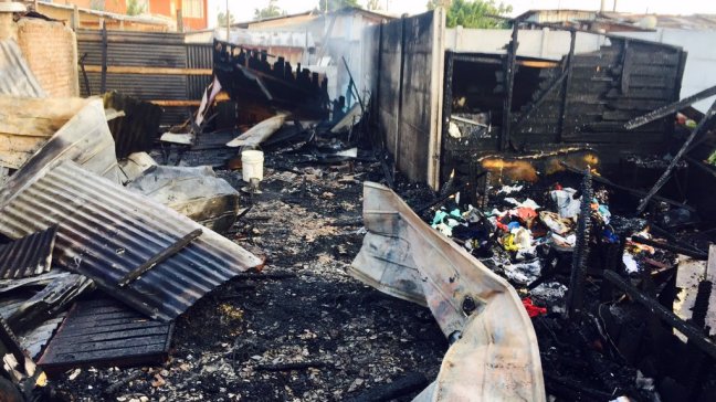 Pirómano provocó incendio que destruyó cuatro casas en La Pintana