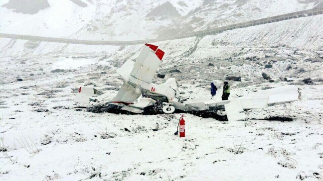 Avioneta cayó en cercanías de paso Los Libertadores