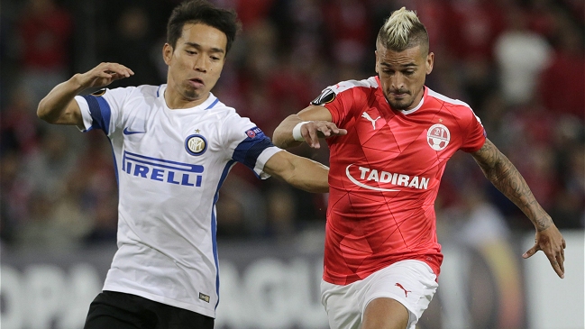 Inter dejó escapar la ventaja ante Hapoel y perdió sus opciones en la Europa League