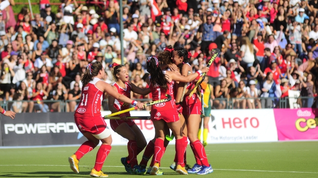 Chile superó a Sudáfrica en la segunda fecha del Mundial Junior de Hockey Césped
