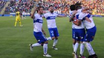 Universidad Católica venció a U. de Concepción y se alzó al primer lugar del Apertura