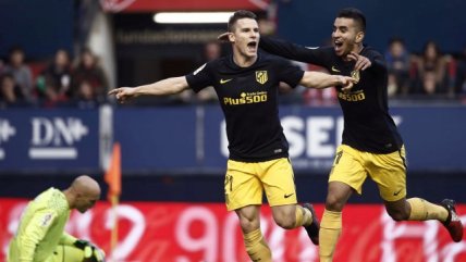 Atlético de Madrid venció con comodidad a Osasuna en la liga española