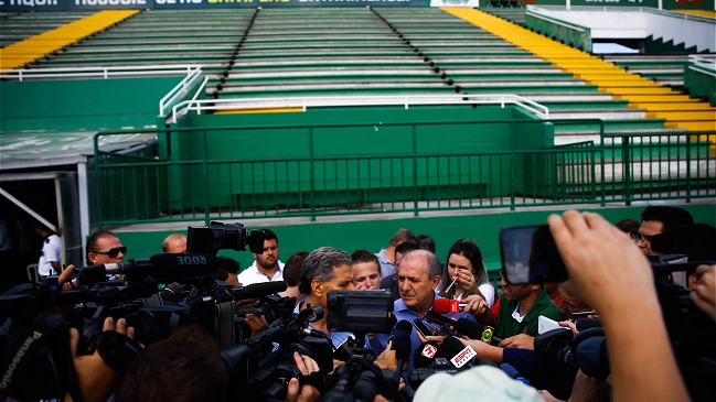 Chapecoense confía en que restos de víctimas puedan ser repatriados el jueves