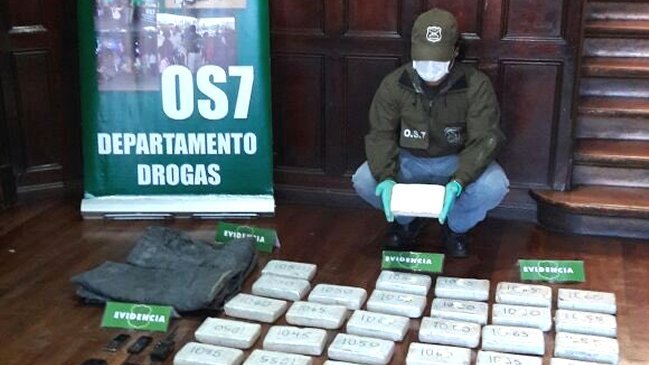 Carabineros decomisó en Zapallar 630 mil dosis de cocaína