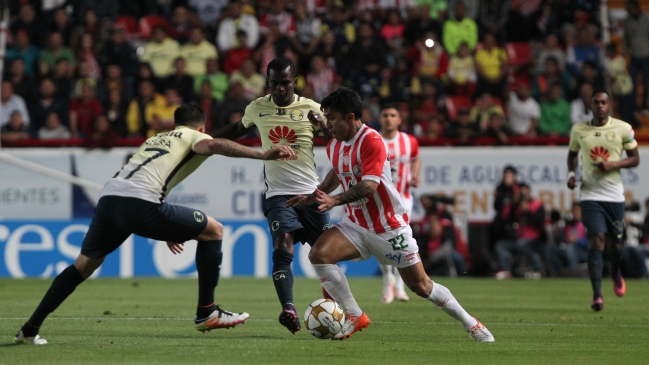 Luis Felipe Gallegos anotó otro gol para Necaxa en empate contra América