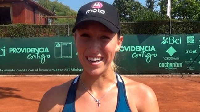 Alexa Guarachi se unió a Bárbara Gatica en semifinales de la Copa Providencia