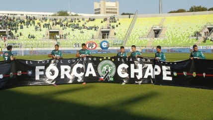 Mario Parra negó tapar intencionalmente escudo de Everton: Afirmé el lienzo por el viento