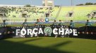 Mario Parra negó tapar intencionalmente escudo de Everton: Afirmé el lienzo por el viento