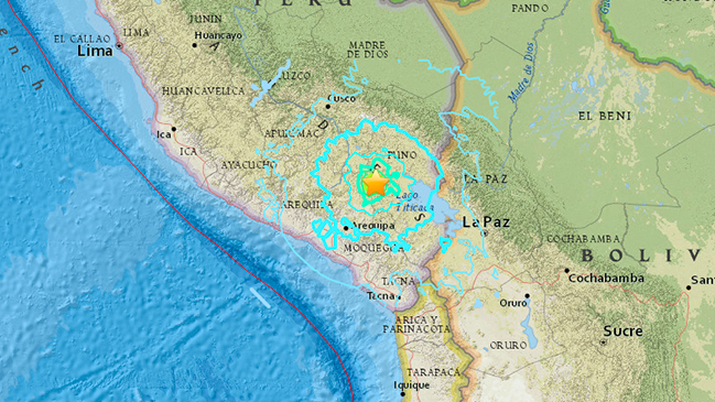 Un muerto y 93 familias damnificadas dejó el fuerte sismo en Perú