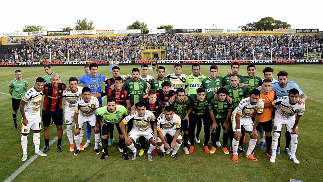 San Lorenzo, último rival de Chapecoense en la Sudamericana, vistió su uniforme