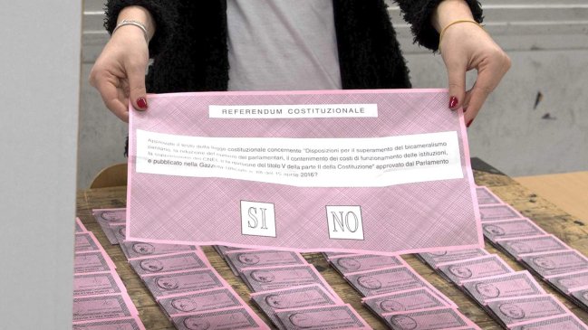 Italia realiza referéndum sobre reforma constitucional