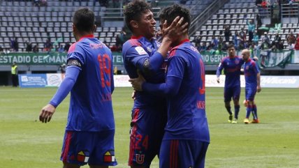 Felipe Mora puso en ventaja a Universidad de Chile sobre Deportes Temuco