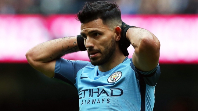 Sergio Agüero recibió cuatro fechas de sanción por su expulsión ante Chelsea