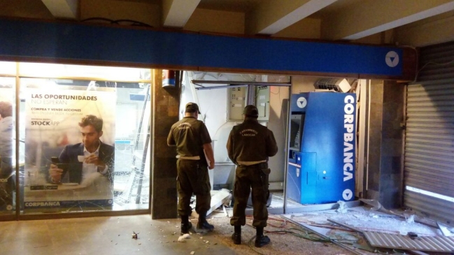 Delincuentes realizaron millonario robo a cajero automático en la U. de Concepción