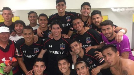 Jaime Valdés compartió la alegría de la "patrulla juvenil" de Colo Colo