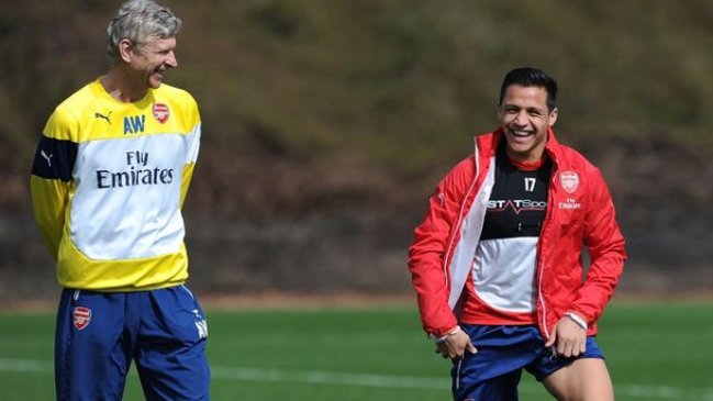 Arsene Wegner: Alexis Sánchez aceptó muy bien el papel de centrodelantero