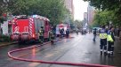 Fuerte explosión en cámara subterránea obligó a cortar tránsito en avenida Providencia
