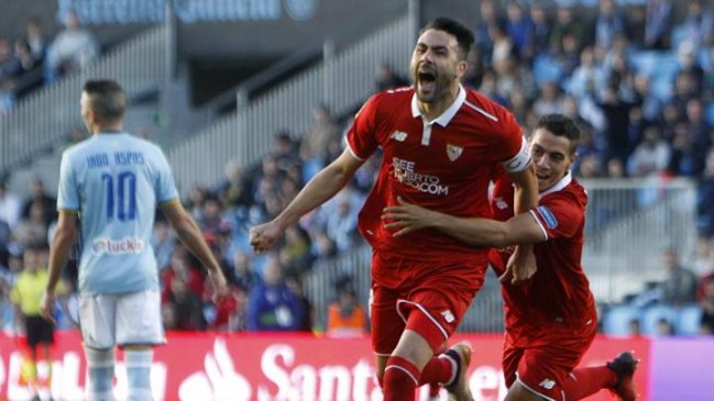 Hernández, Orellana y Díaz actuaron en dura caída de Celta ante Sevilla