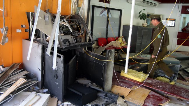 Robos a cajeros automáticos aumentaron 60 por ciento respecto al año anterior