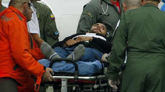 Alan Ruschel y el periodista Rafael Henzel llegaron a Brasil