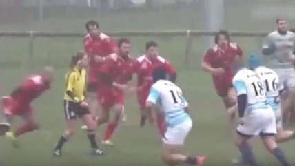  Rugbista italo-argentino fue sancionado por tres años por feroz tackle a jueza 