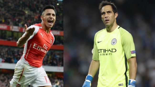 Alexis Sánchez y Claudio Bravo vivirán su primer choque en la Premier League