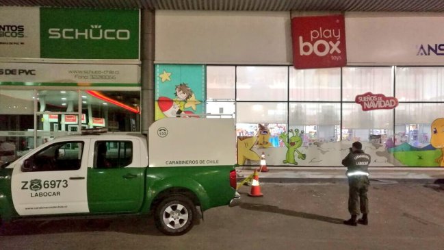 Delincuentes robaron tienda de juguetes en Viña del Mar