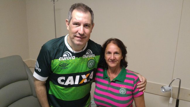 Rafael Henzel fue visitado por la madre de Danilo, arquero fallecido de Chapecoense