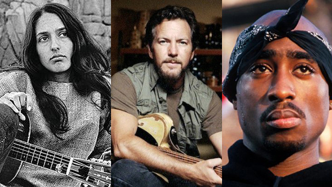 Pearl Jam, Joan Baez y Tupac ingresarán al Salón de la Fama del Rock&Roll