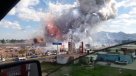 Dramática explosión en un mercado de pirotecnia en México
