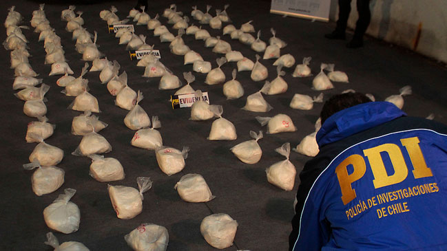 PDI incauta cargamento de drogas avaluado en 5.698 millones de pesos